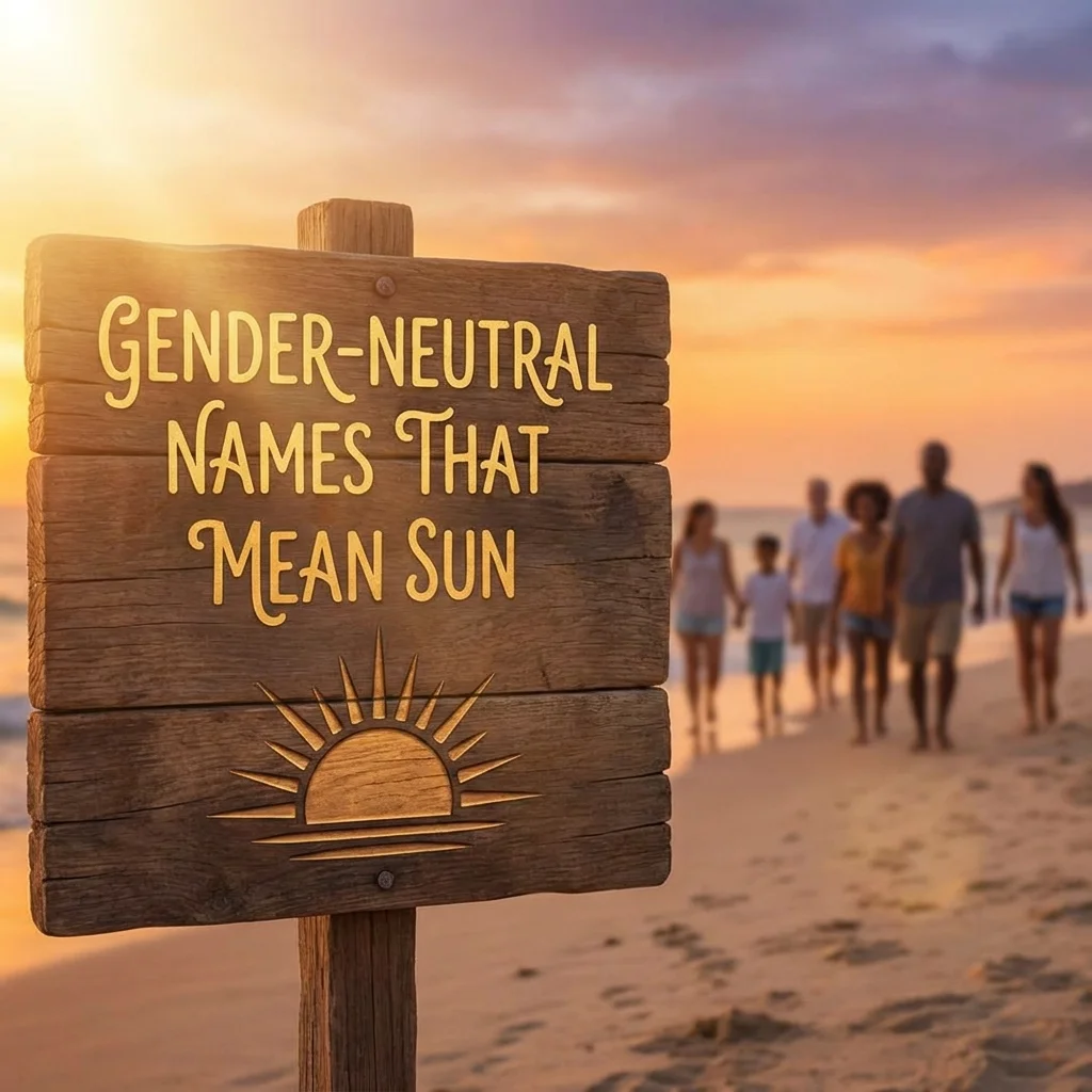 Gender-Neutral Names That Mean Sun