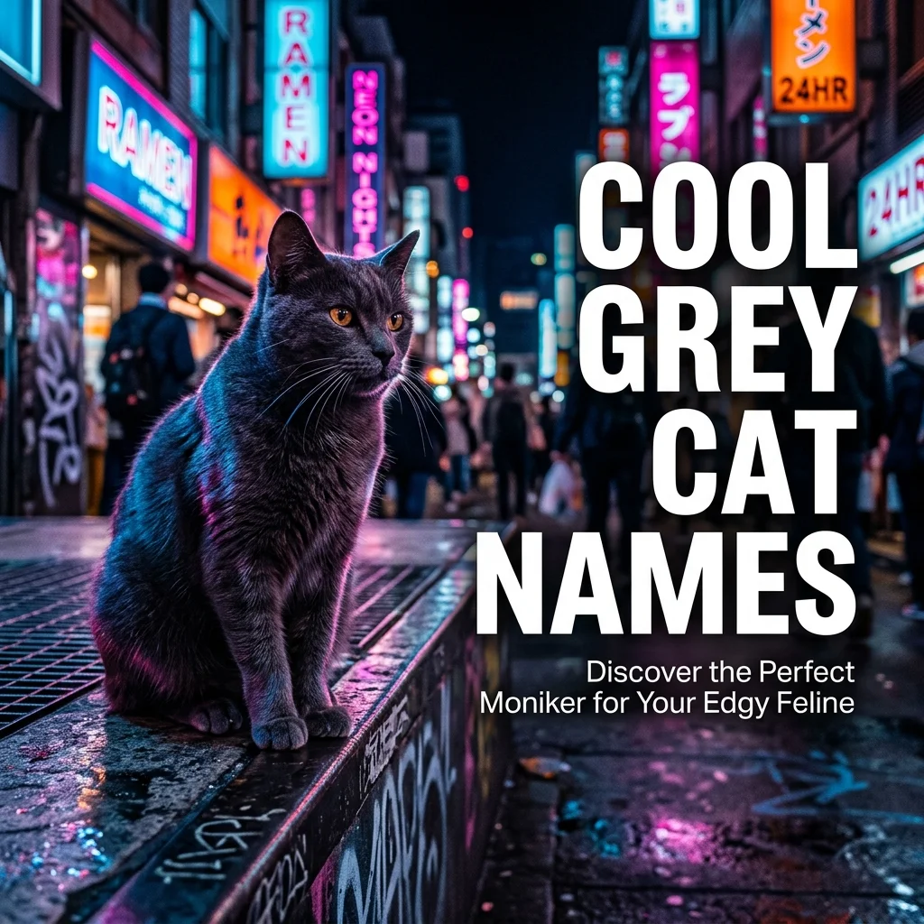 Cool Grey Cat Names