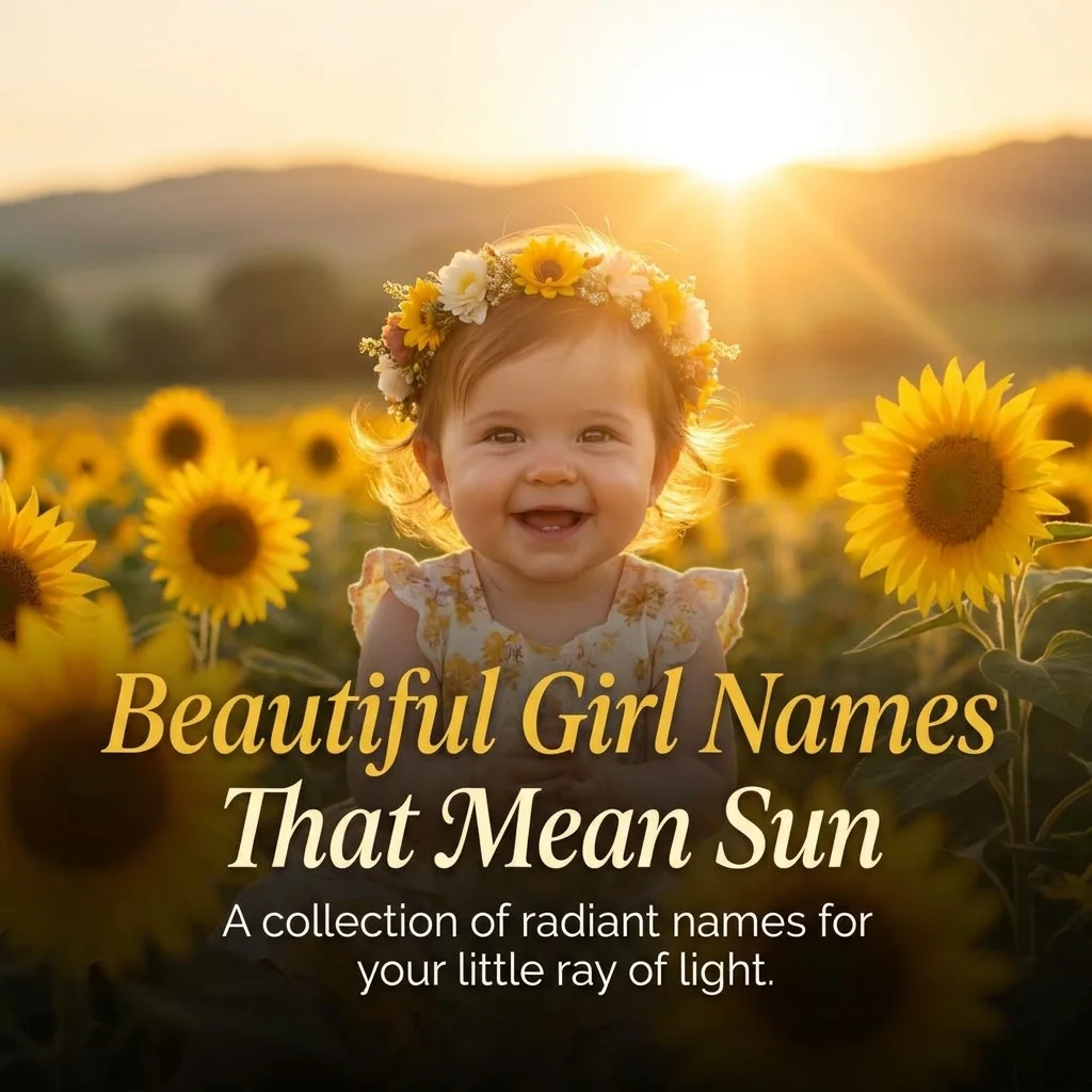 Beautiful Girl Names That Mean Sun
