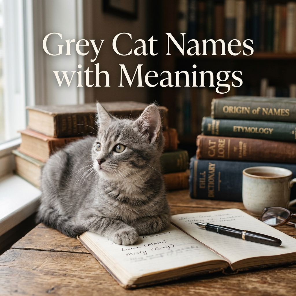 Grey Cat Names with Meanings