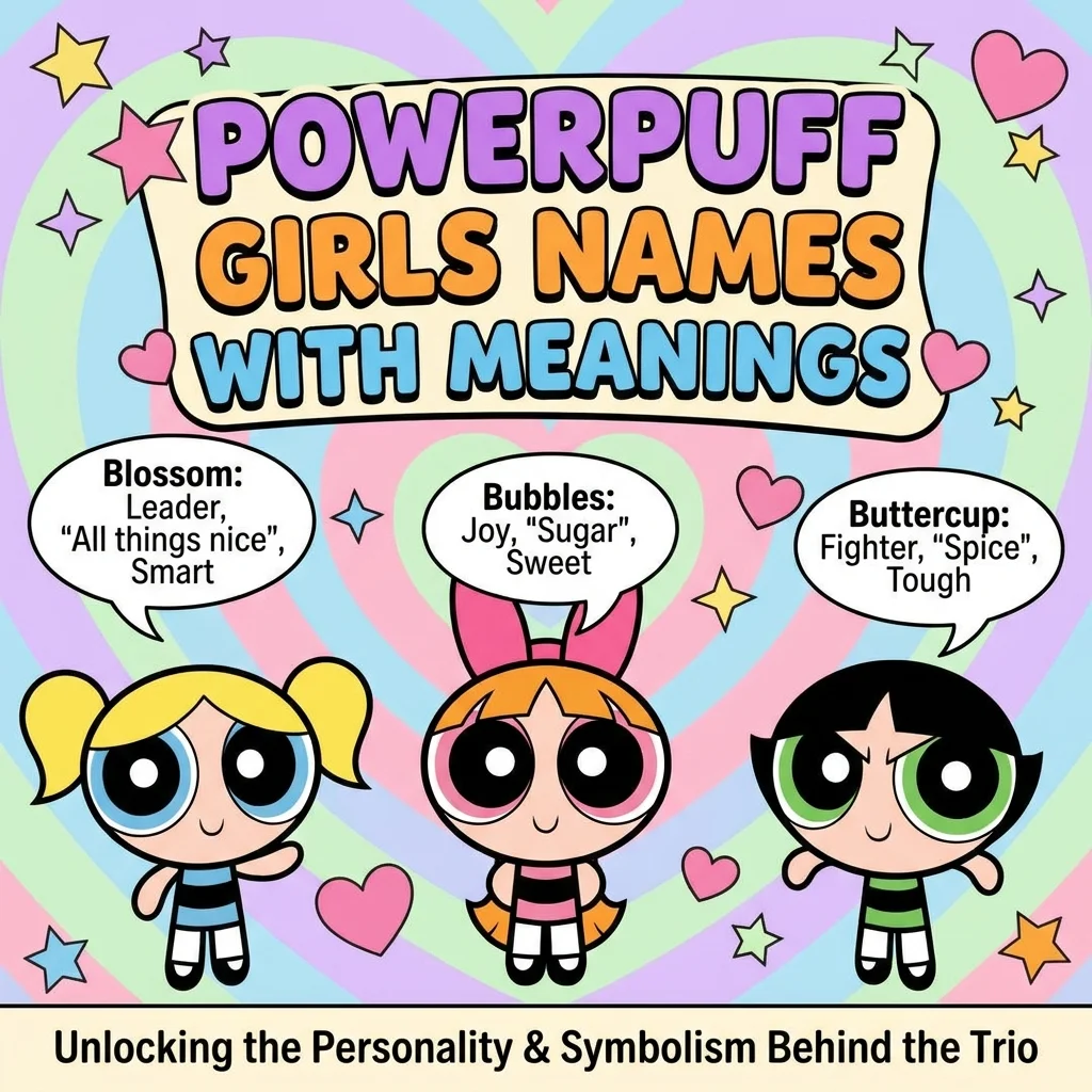 Powerpuff Girls Names with Meanings