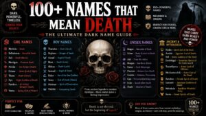 names that mean death