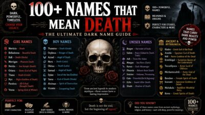 names that mean death