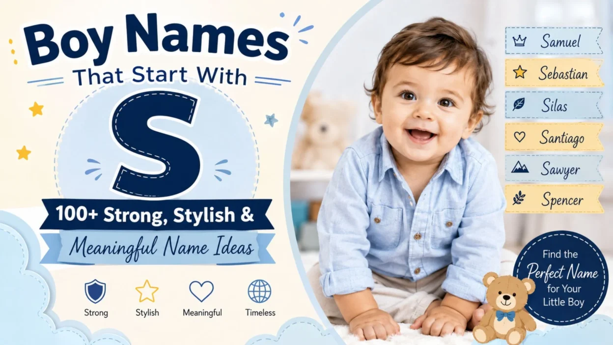 Boy Names That Start With S: 100+ Strong, Stylish & Meaningful Name Ideas