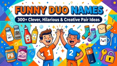 Funny duo names for best friends and partners