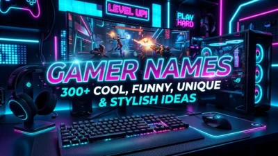 Gamer Names: 300+ cool, funny, unique, and stylish gaming username ideas