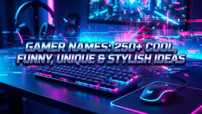 Gamer names: 250+ cool, funny, unique and stylish gaming username ideas