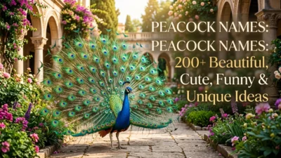 Peacock Names: 200+ Beautiful, Cute, Funny & Unique Ideas