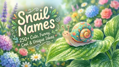 Snail Names: 250+ Cute, Funny, Cool & Unique Ideas