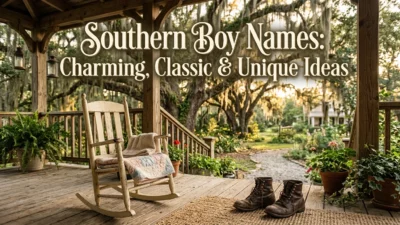 Southern boy names with charming, classic, and unique name ideas