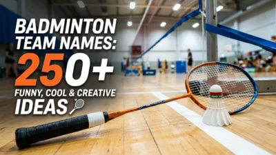 Badminton team names with funny, cool, and creative ideas
