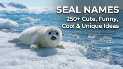 Seal names with cute, funny, cool, and unique naming ideas