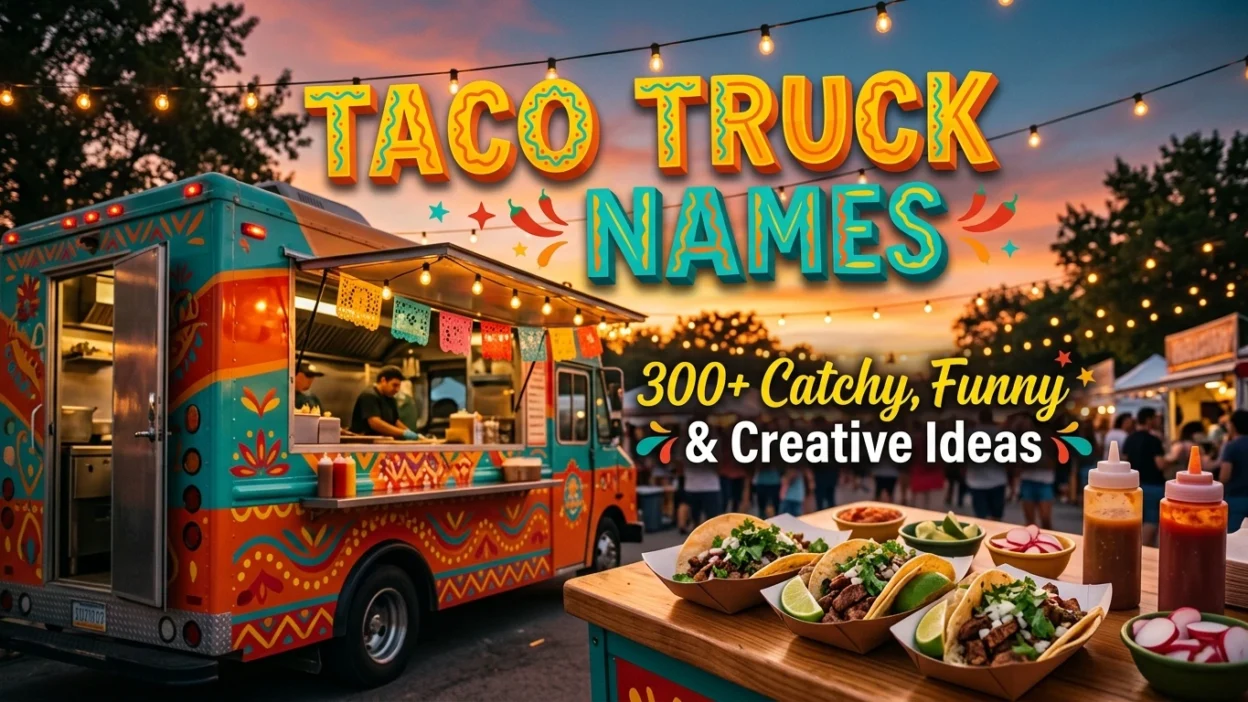 Taco truck names with catchy, funny, cool, and creative ideas